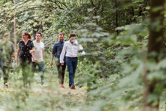 Walking meeting op de Veluwe
